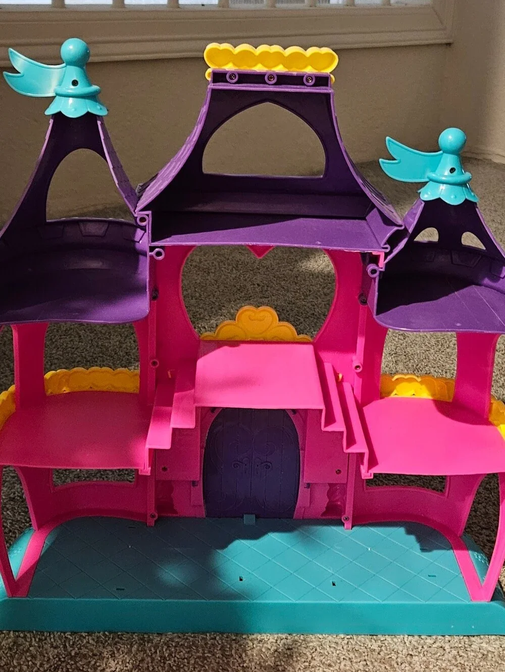 Kid Connection Princess Castle Play House Dollhouse Pink Purple